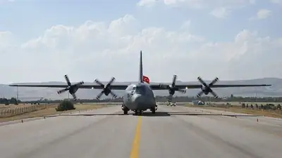 Türkiye'ye Ait C130 Kargo Uçağı Gürcistan'da Düştü!